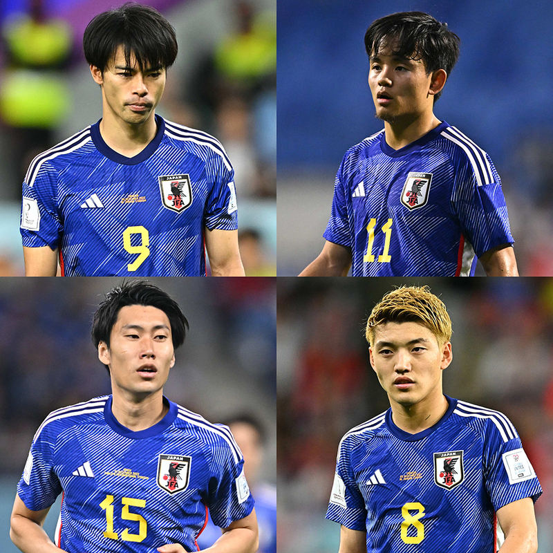 サッカー 日本代表 2022 ユニフォーム 三笘選手 9番 JAPAN 三苫選手