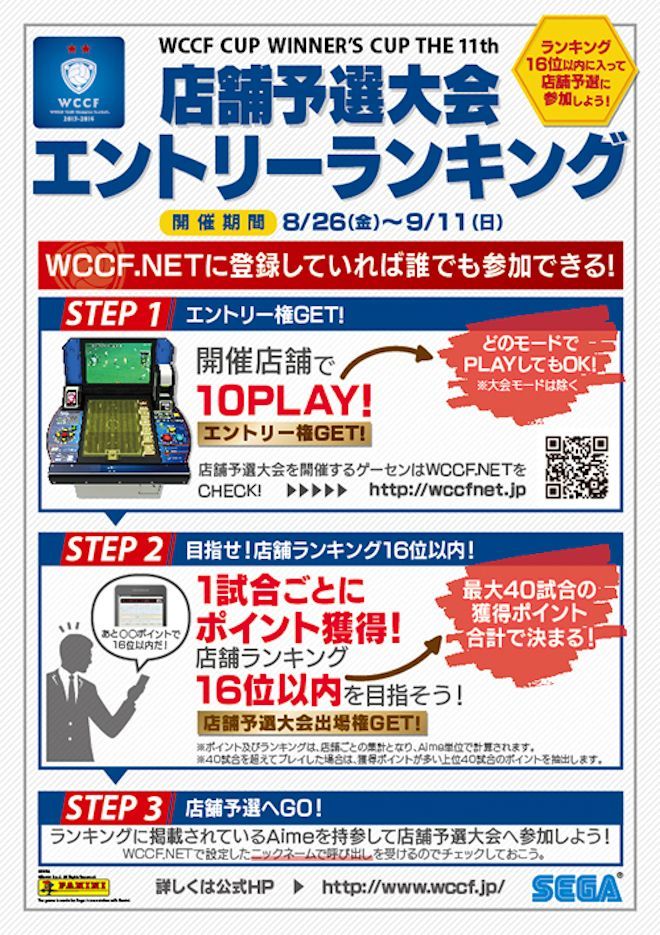 大人気ゲーム『WCCF』の公式全国大会がスタート！「日本一のプレイヤー